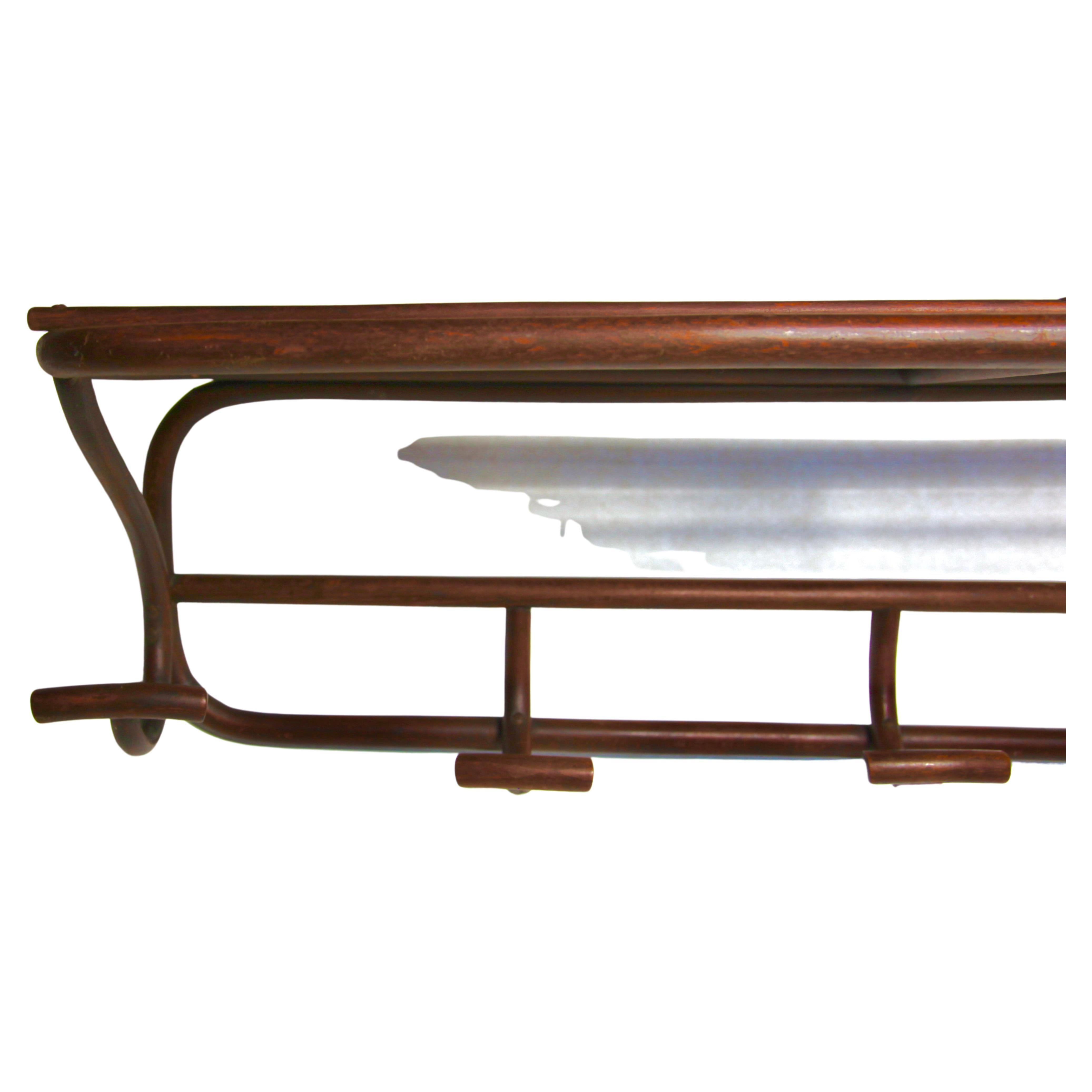 Art Nouveau Bentwood Wall Coat Rack Thonet Vienna, 1879-1887 For Sale 2