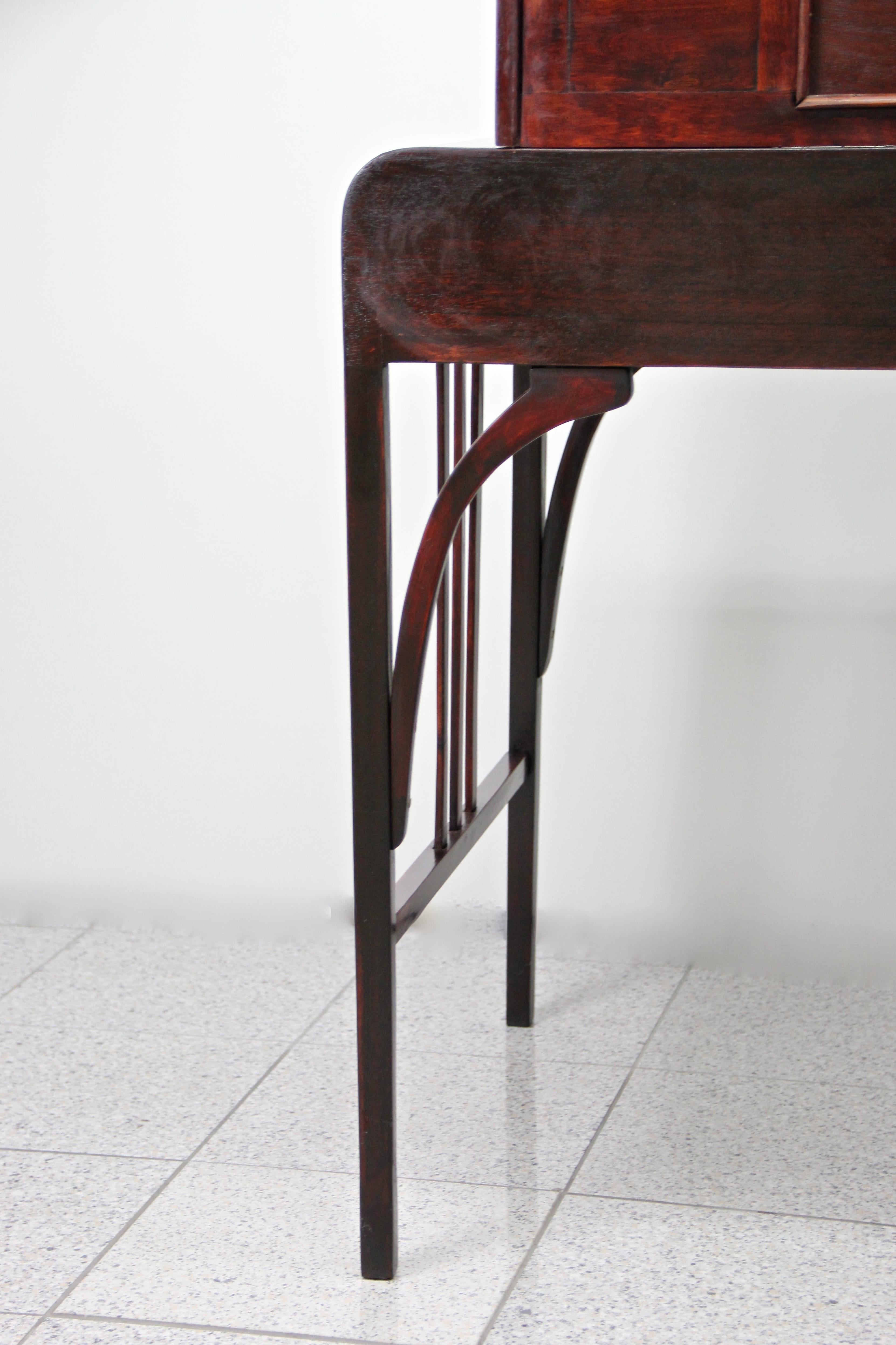 Art Nouveau Bentwood Writing Table/ Desk Attributed to Thonet, Austria 6