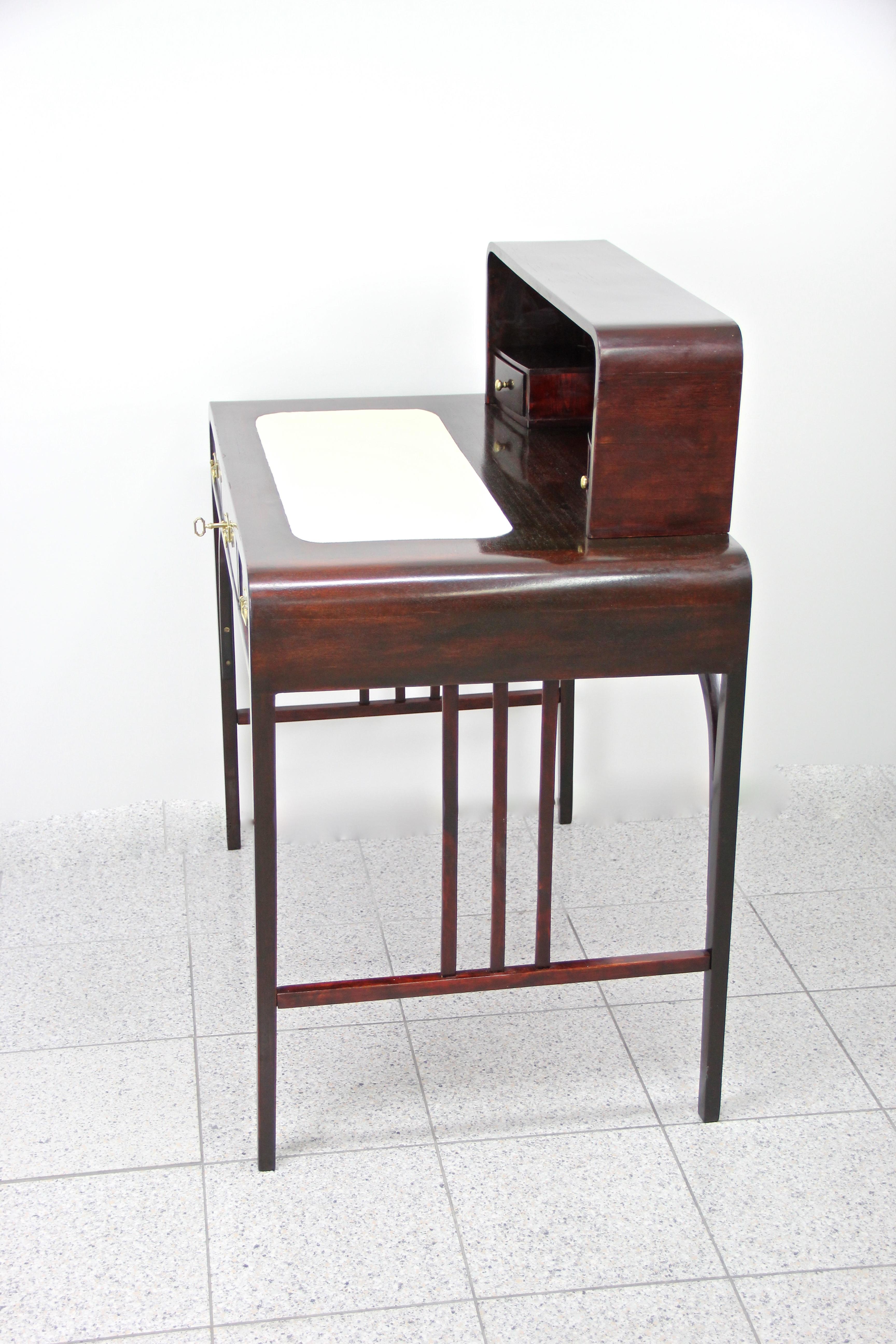 Art Nouveau Bentwood Writing Table/ Desk Attributed to Thonet, Austria 8
