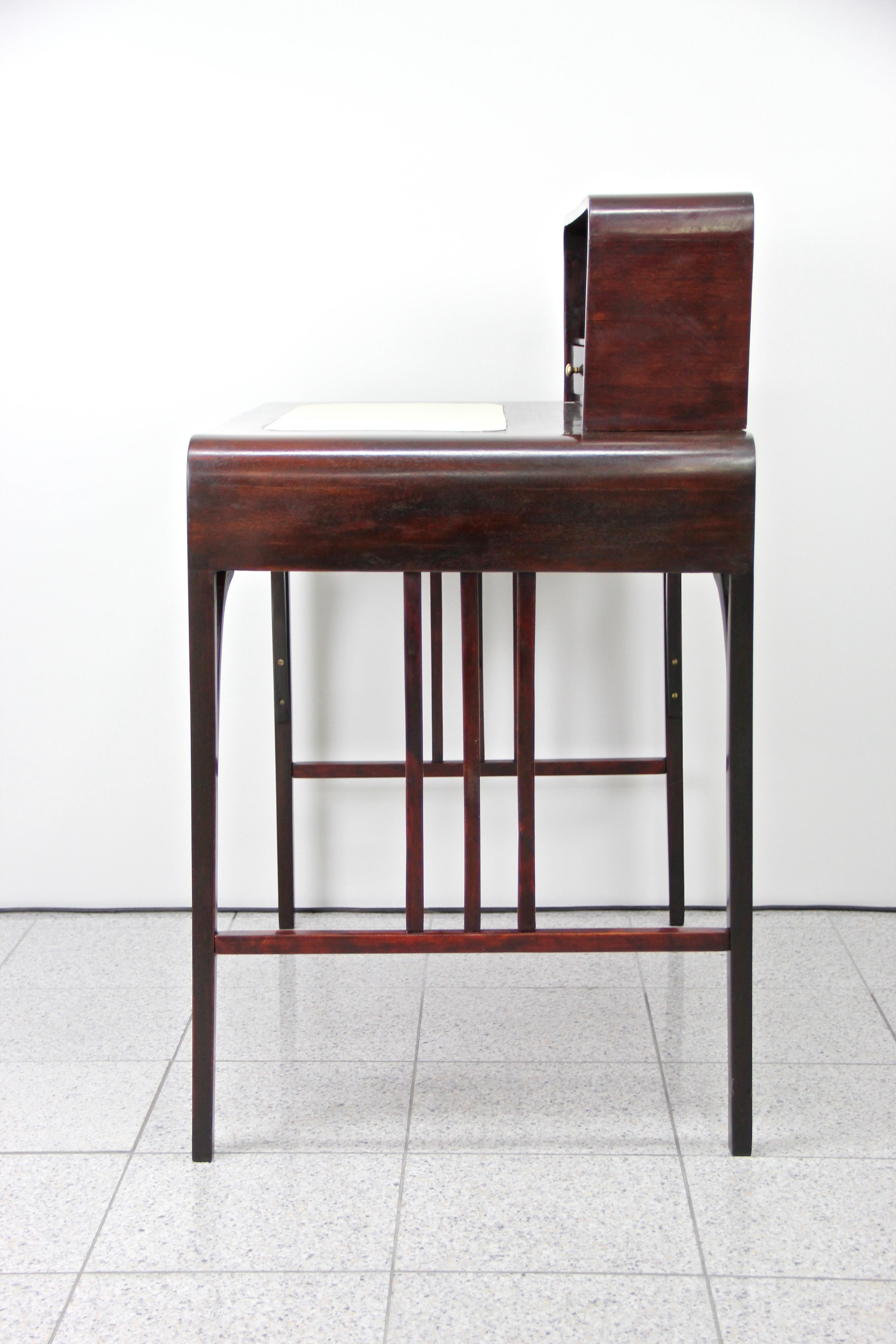 Art Nouveau Bentwood Writing Table/ Desk Attributed to Thonet, Austria 9