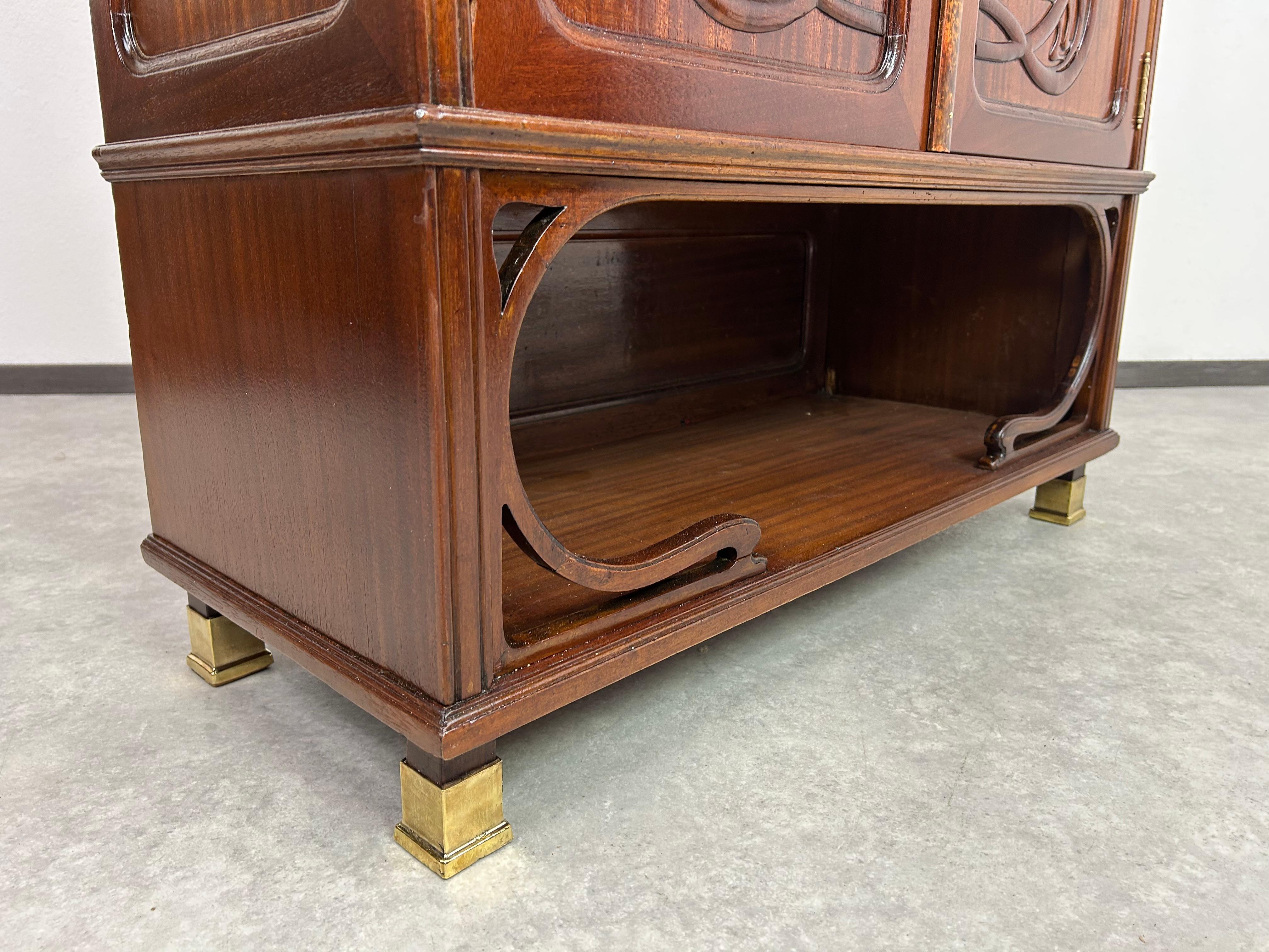 Art nouveau bookcase in vendita 8