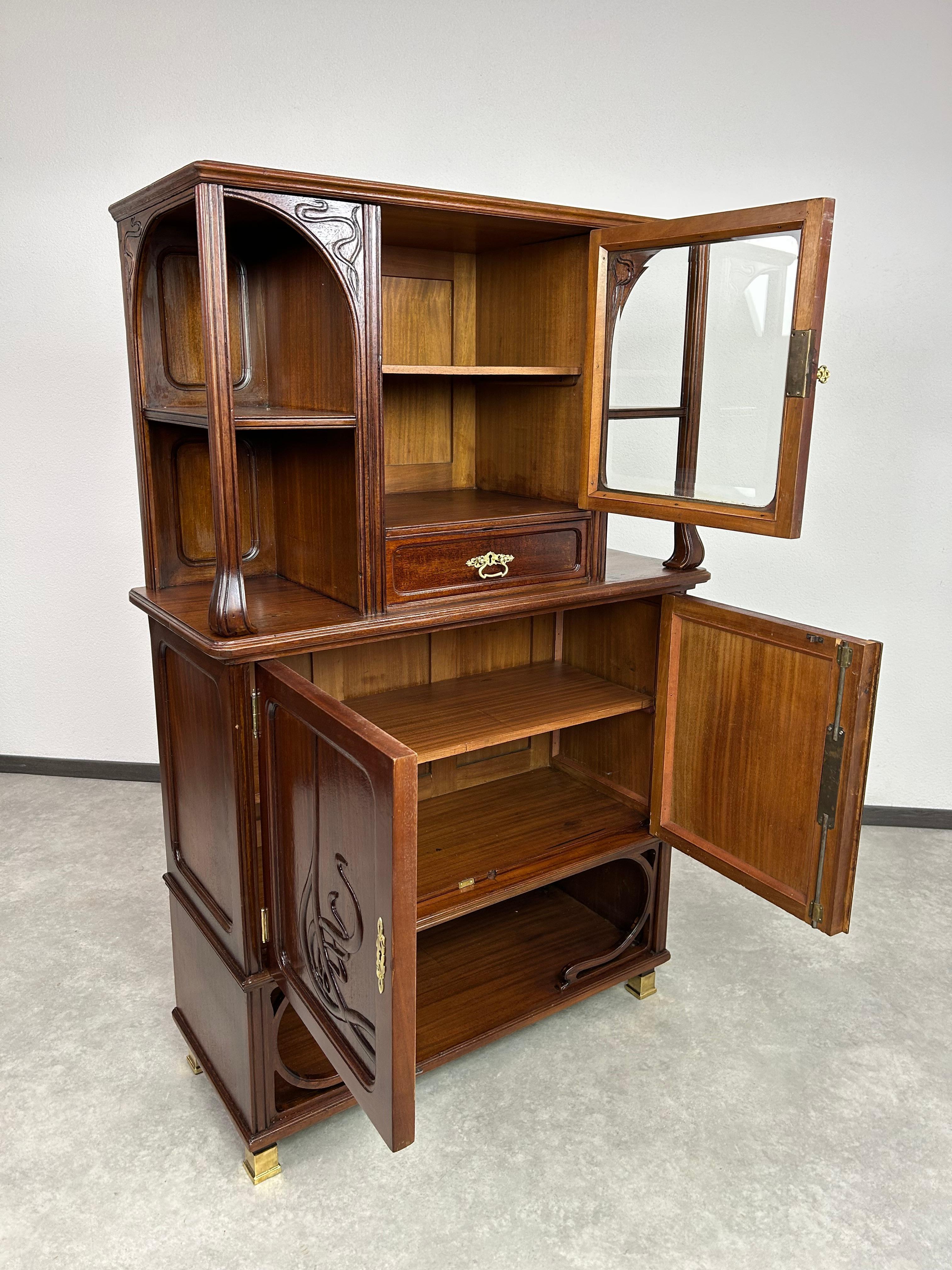 Jugendstil Art nouveau bookcase in vendita