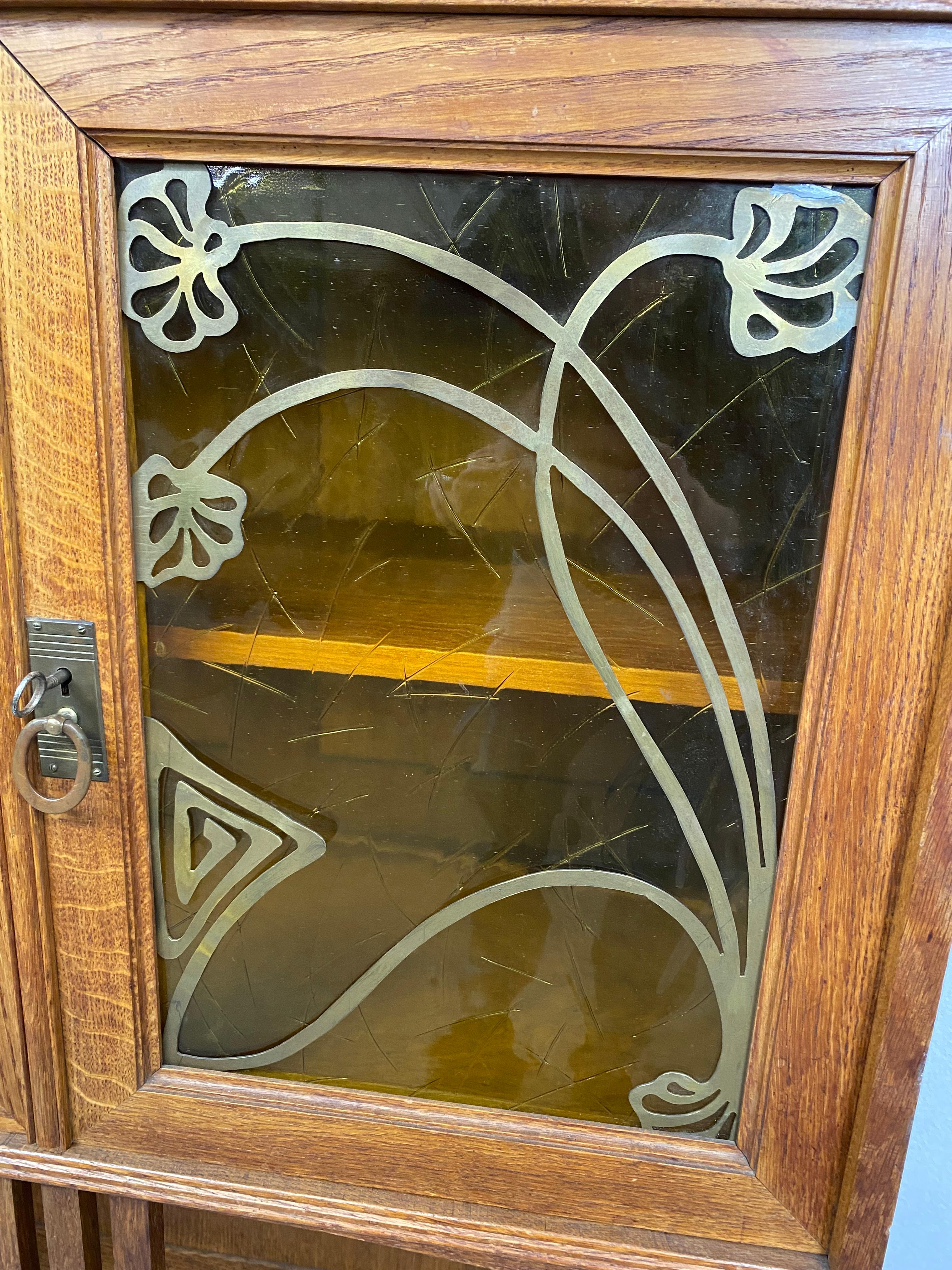 Early 20th Century Art Nouveau Bookcase