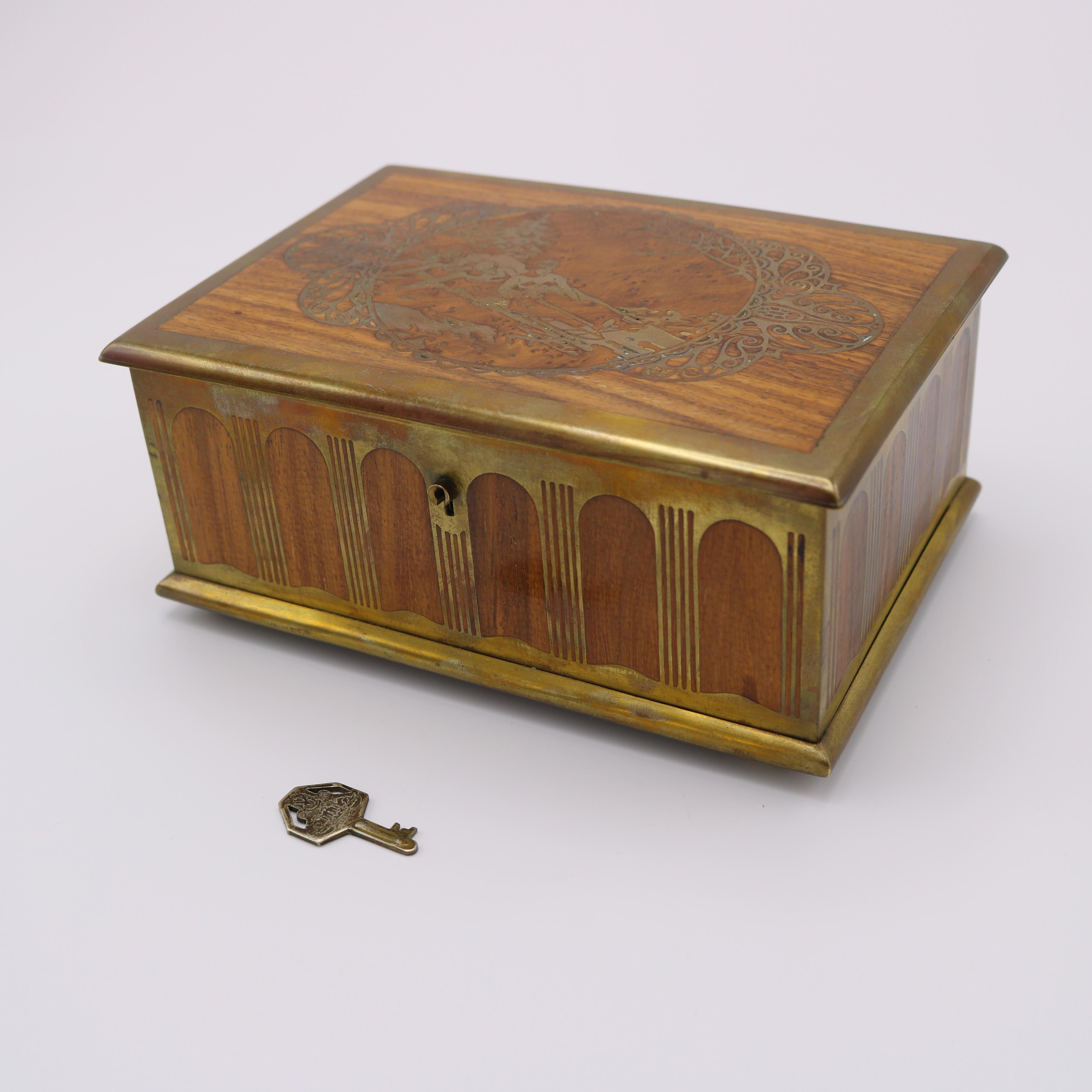 Caja Art Nouveau de Erhard & Söhne en venta 3
