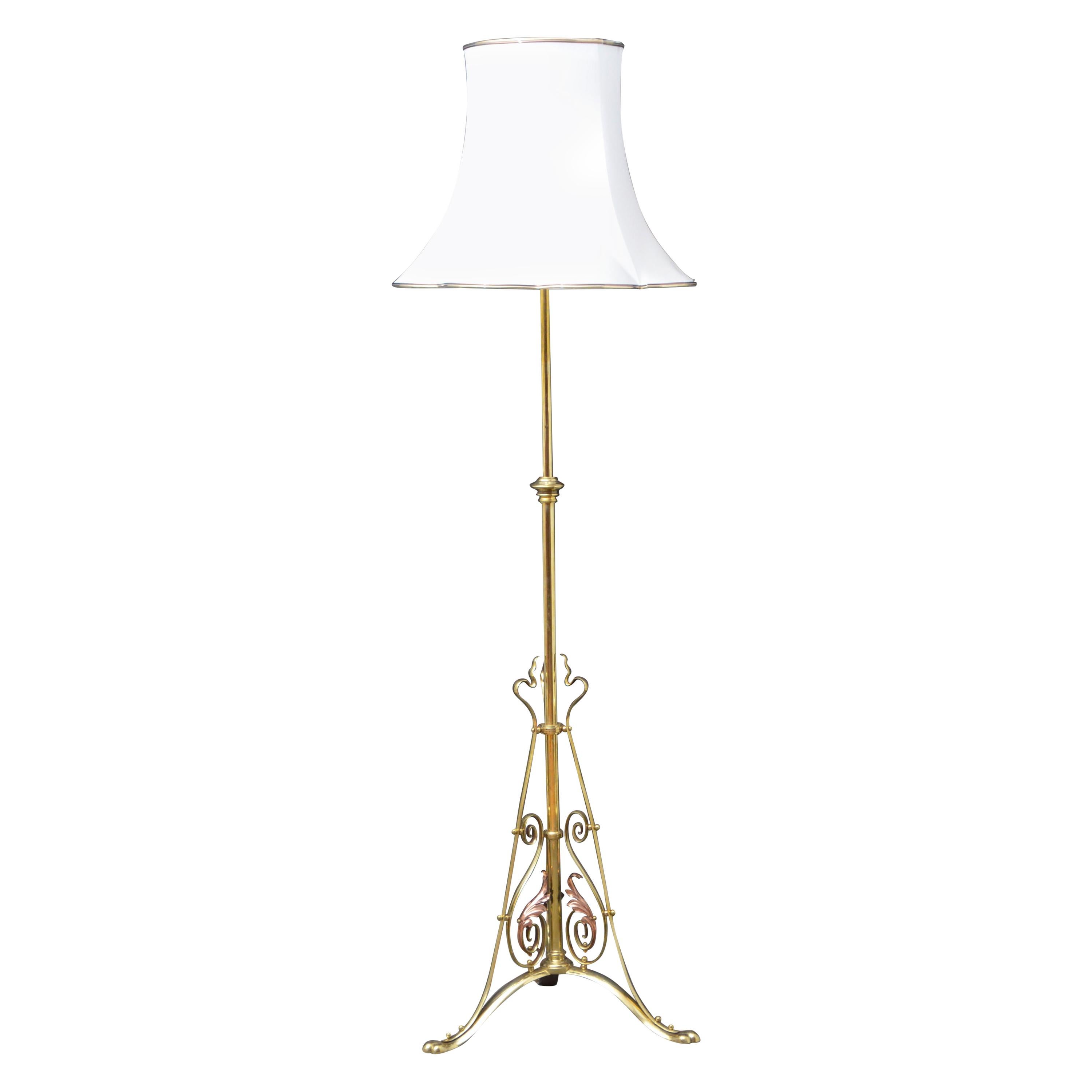 art nouveau floor lamp
