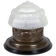 Art Nouveau Brass Chandelier, circa 1910