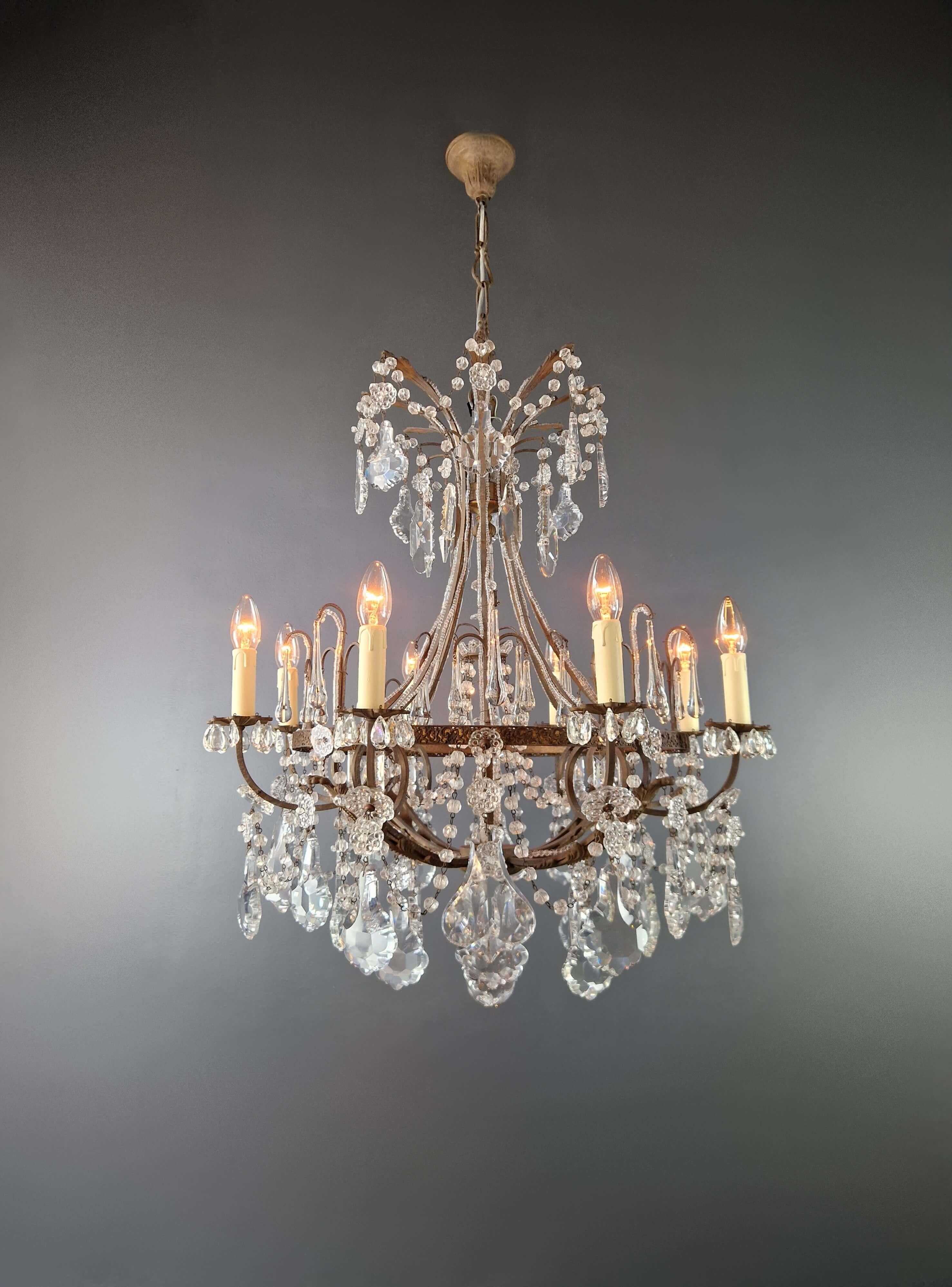 Lampadario in ottone Art Nouveau Lustre Lampada da soffitto Rarità Antica In condizioni buone in vendita a Berlin, DE
