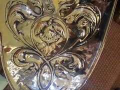 Art Nouveau Brass Coal Helmet