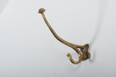 Art Nouveau Brass Coat Hook