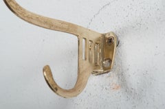 Art Nouveau Brass Coat Hook