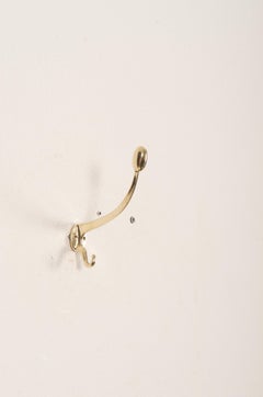Art Nouveau Brass Coat Hook