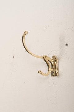 Art Nouveau Brass Coat Hook