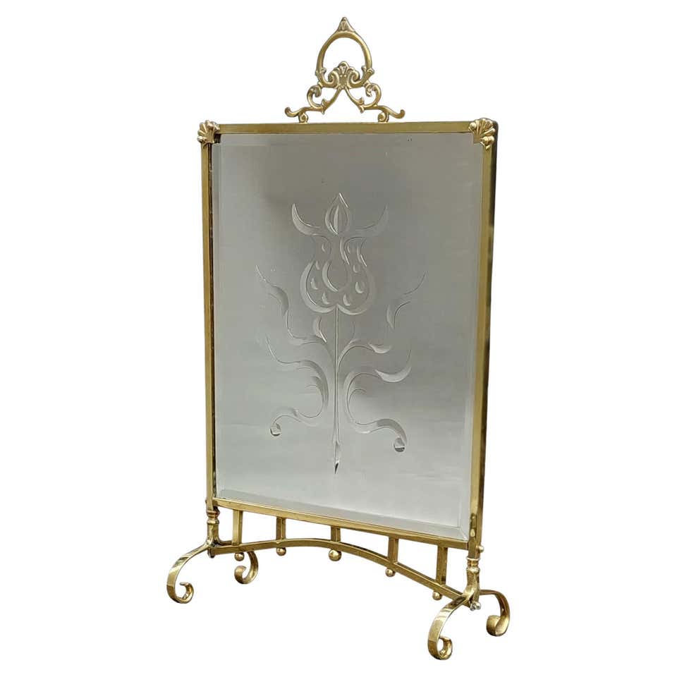 Art Deco Inspired Fire Screen at 1stDibs | art deco fire screen, art ...