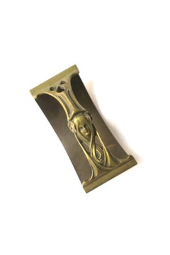 Art Nouveau Brass Ink Blotter