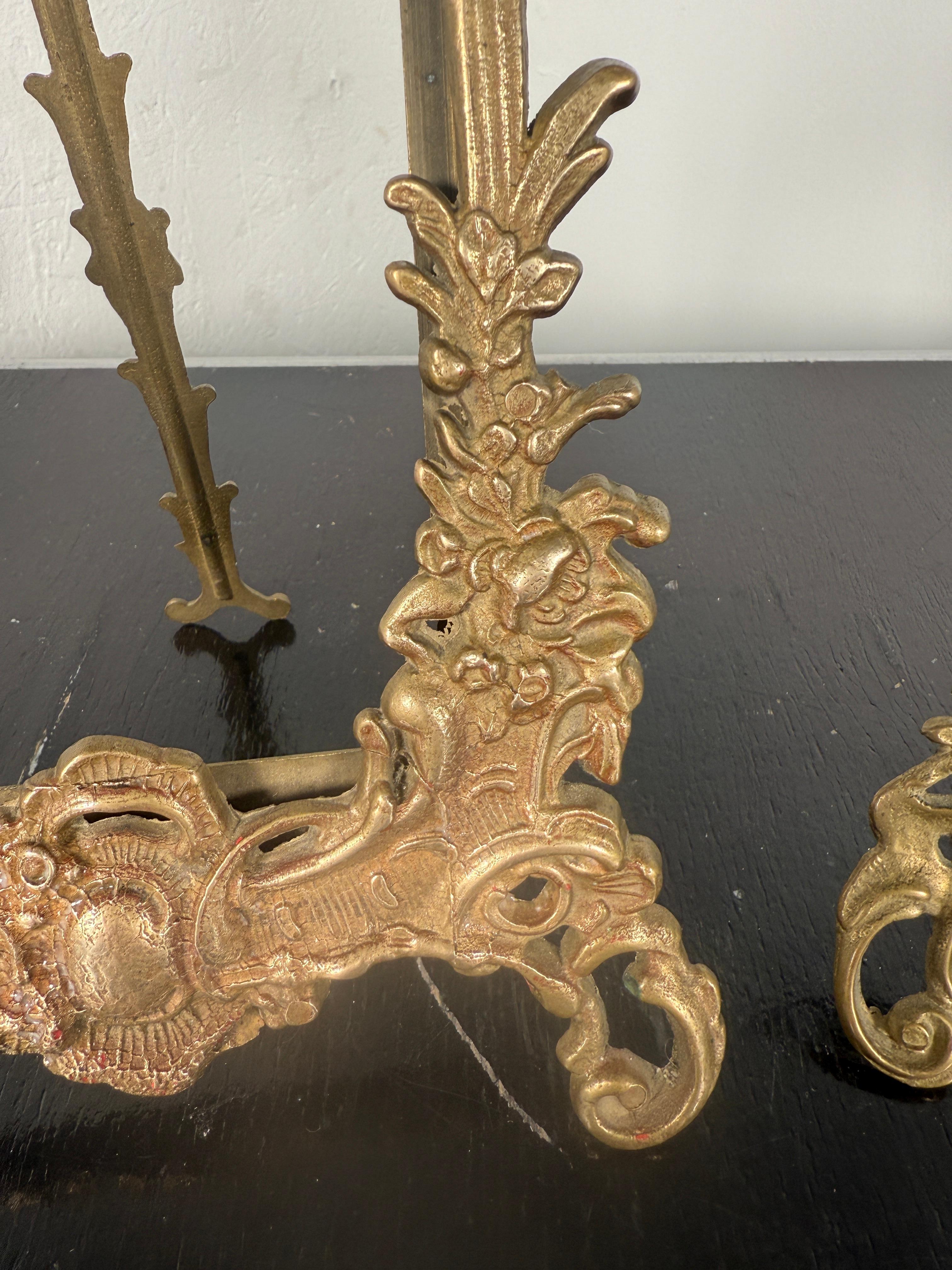 Art Nouveau brass pair of photo frames - France- For Sale 5