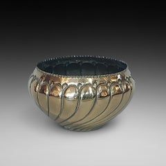 Art Nouveau Brass Planter of Stylistic Form