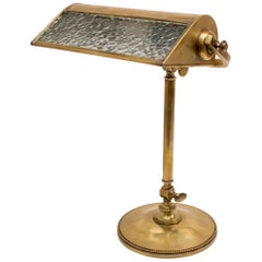 Art Nouveau Brass Table or Desk Lamp