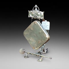 Art Nouveau Brass Table Top Gong