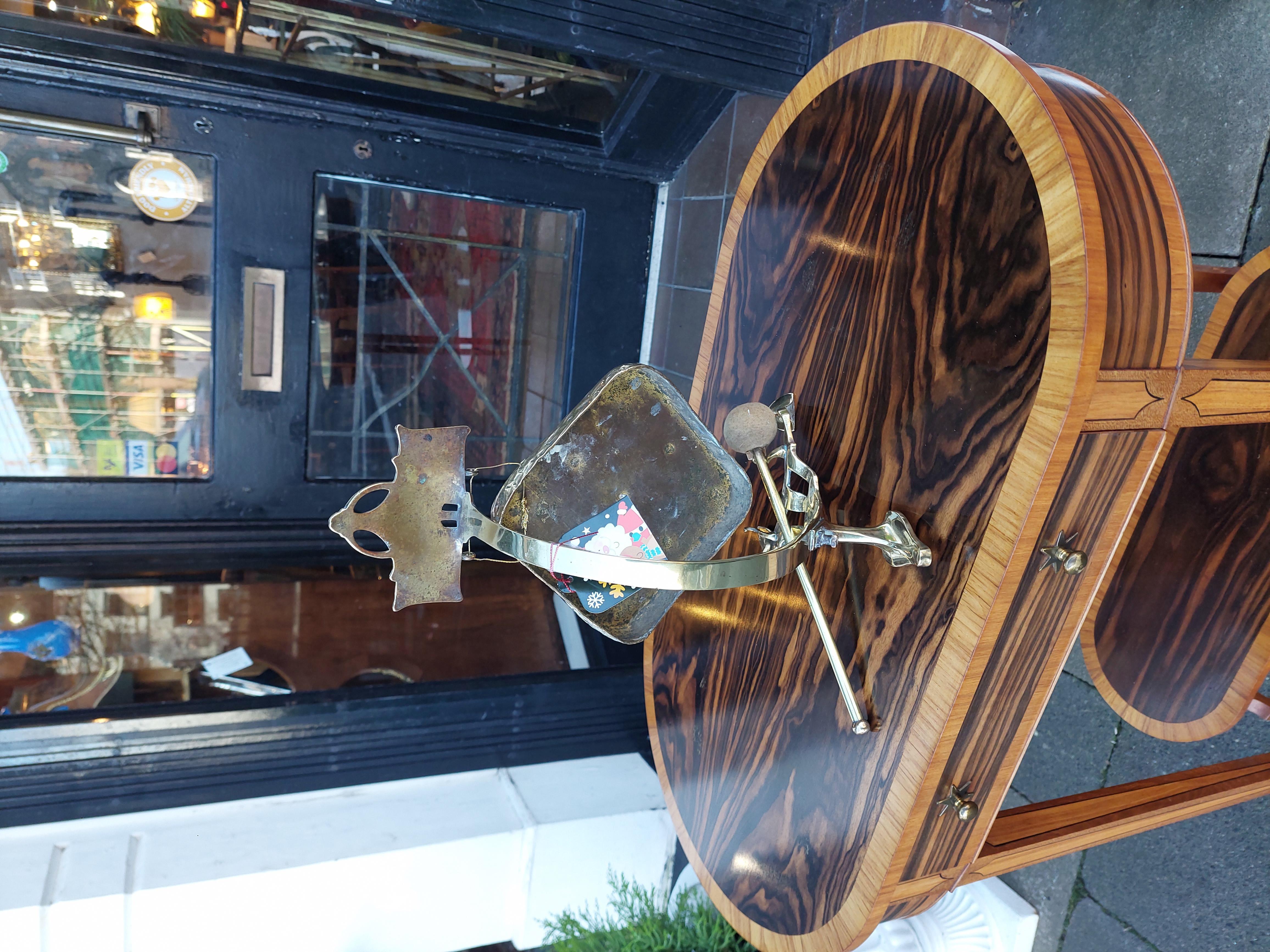 Art Nouveau Brass Table Top Gong en vente 2