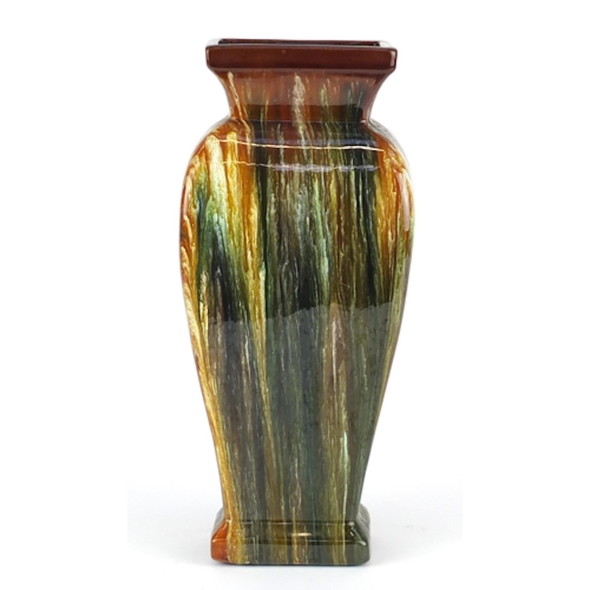 bretby art nouveau vase