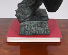 Art Nouveau Bronze Bust Rebecca Au Puits Villanis Statue Casting