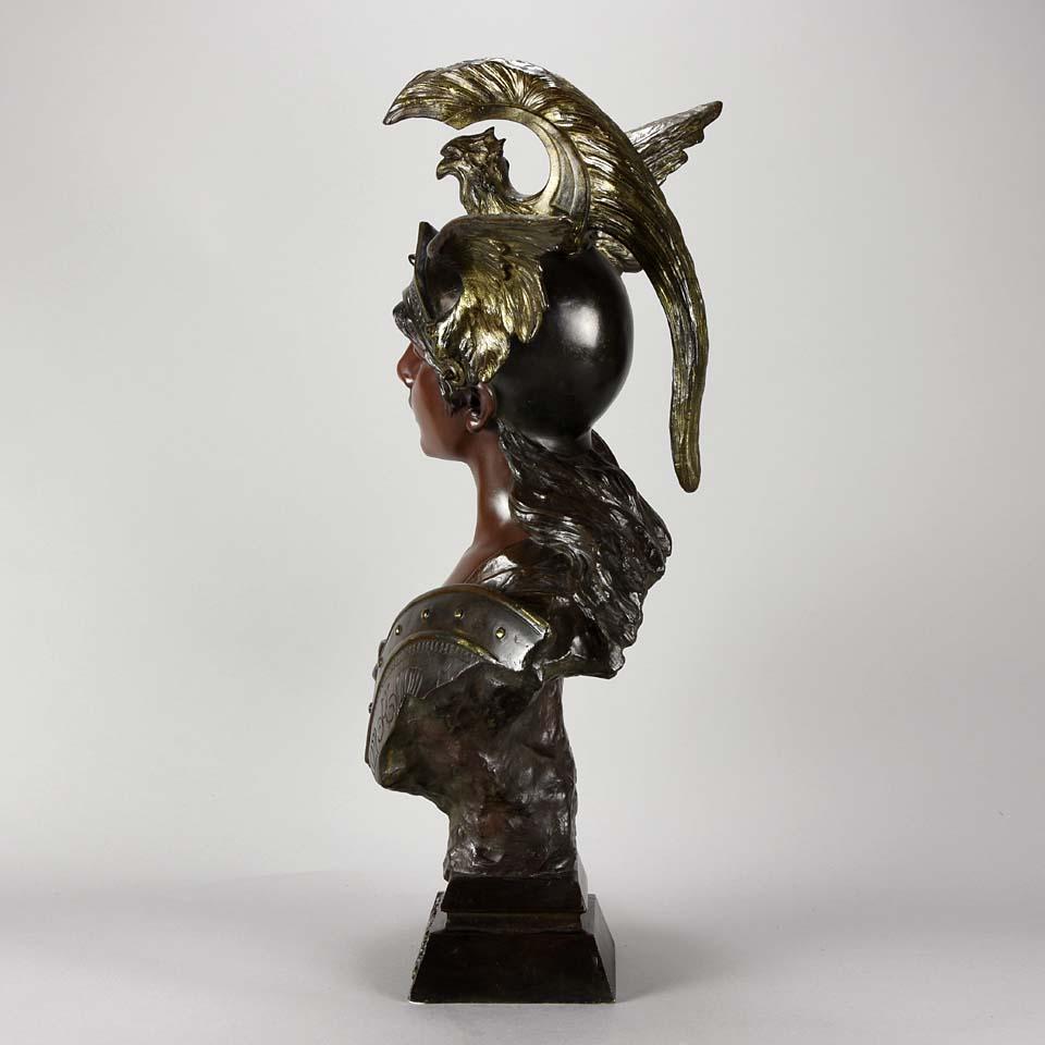 Art Nouveau Bronze Bust 