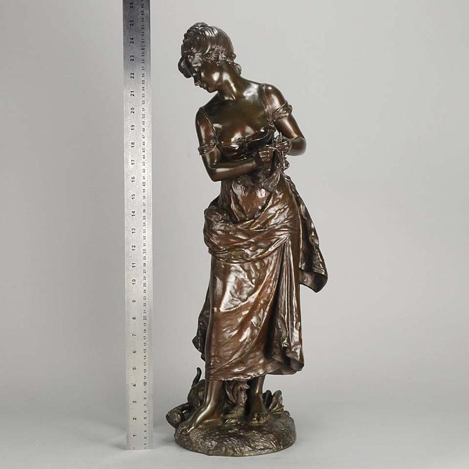 Art Nouveau Bronze Femme Avec Chat By Hippolyte Moreau For Sale At 1stdibs Art Nouveau Bronze Femme Avec Chat By Hippolyte Moreau For Sale At 1stdibs