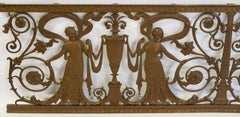 Art Nouveau Bronze Figural Frieze Set from The Biltmore Hotel