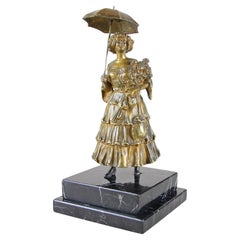 Figurine en bronze Art Nouveau Attribuée à Carl Kauba, Vienna, circa 1900