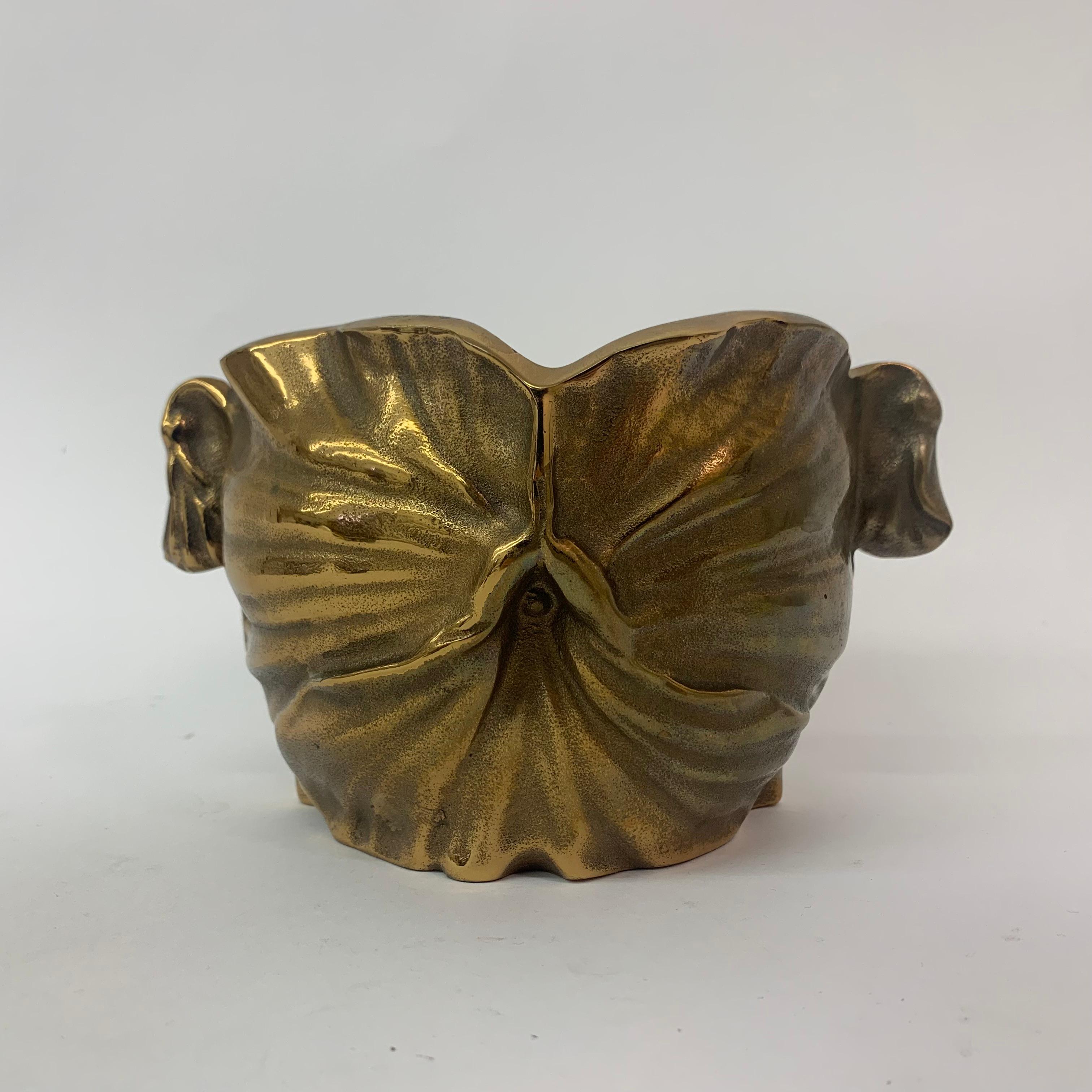 Art Nouveau Bronze Flower Pot, 1930s For Sale 1