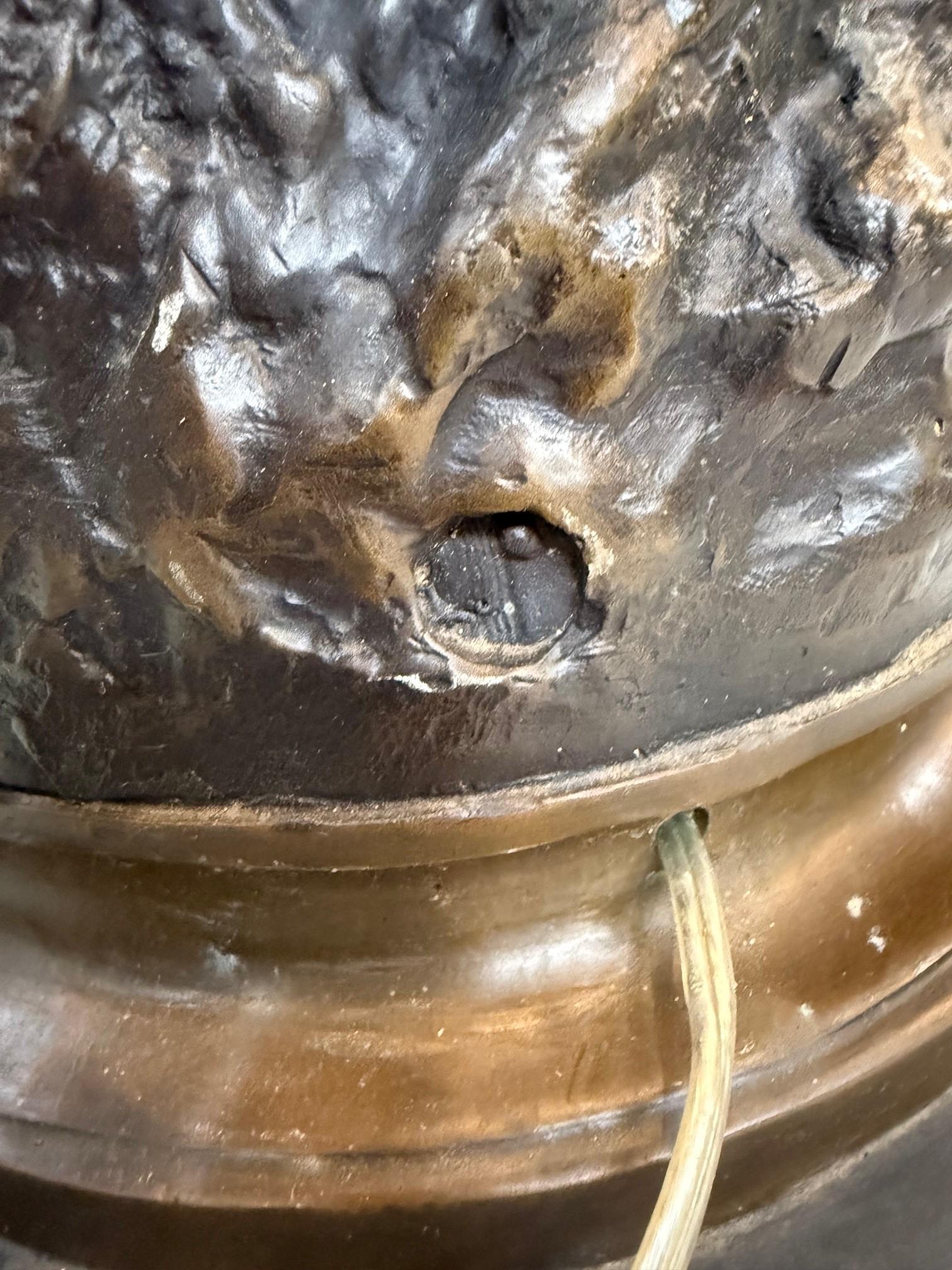 Lampe en bronze Art Nouveau d'après la statue de champagne Pierre-Etienne LA JEUNESSE en vente 13