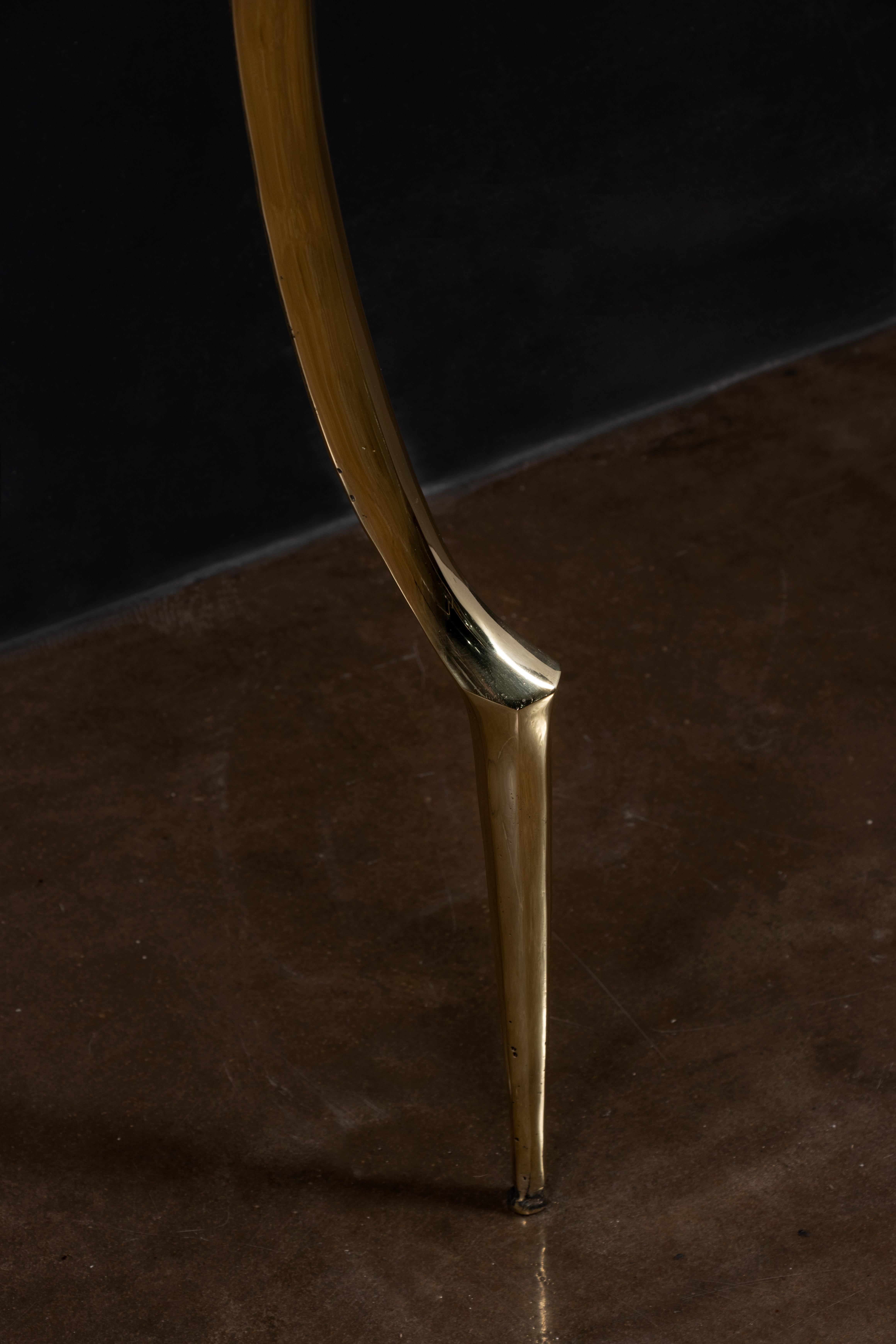 Art Nouveau Bronze & Marble Console Table from Costantini, Lychorinda, In Stock For Sale 7