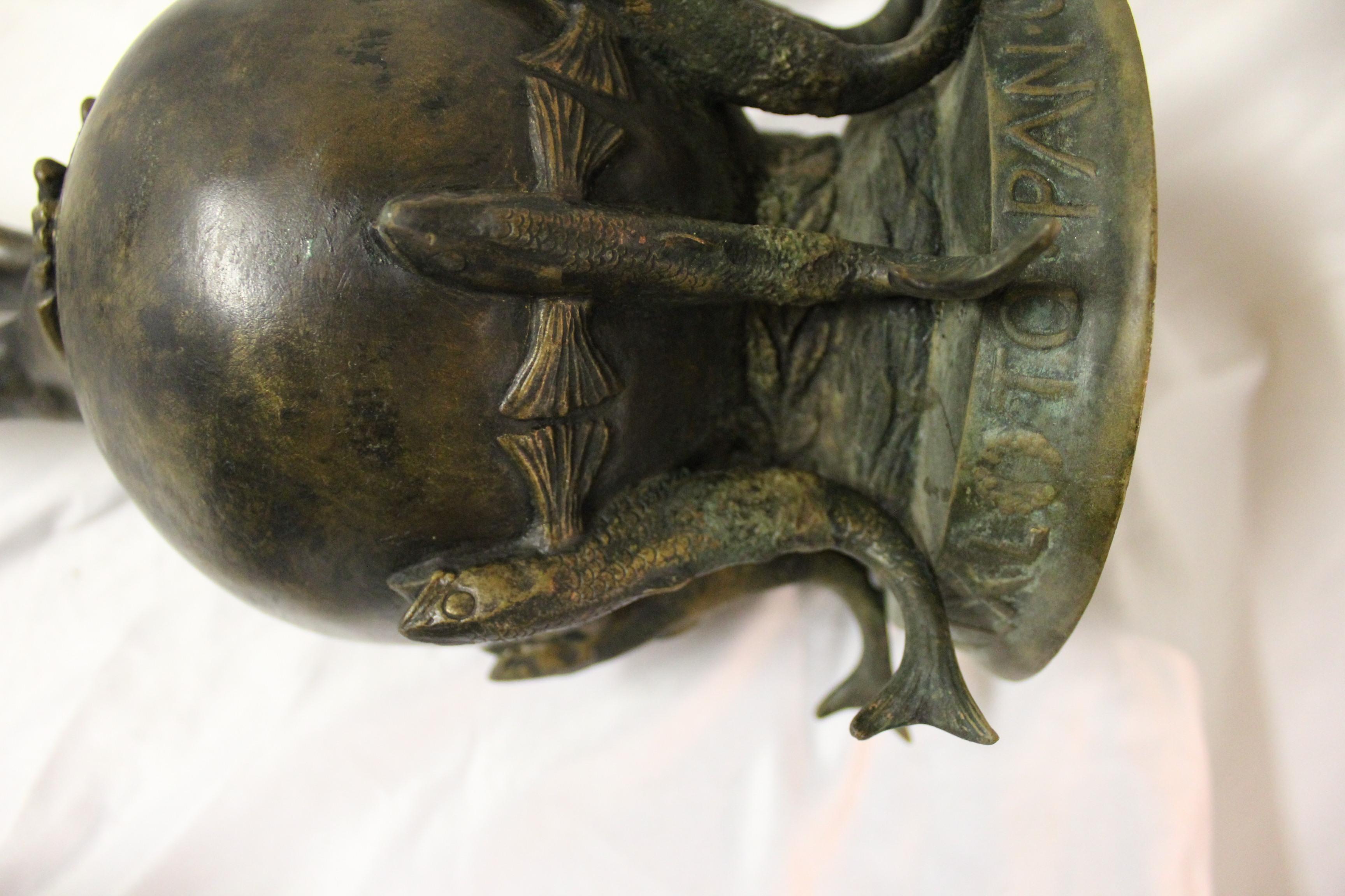 Art Nouveau Bronze 'Pan of Rohallion' by Fredrick William Mac Monies, 1890 Orig For Sale 6