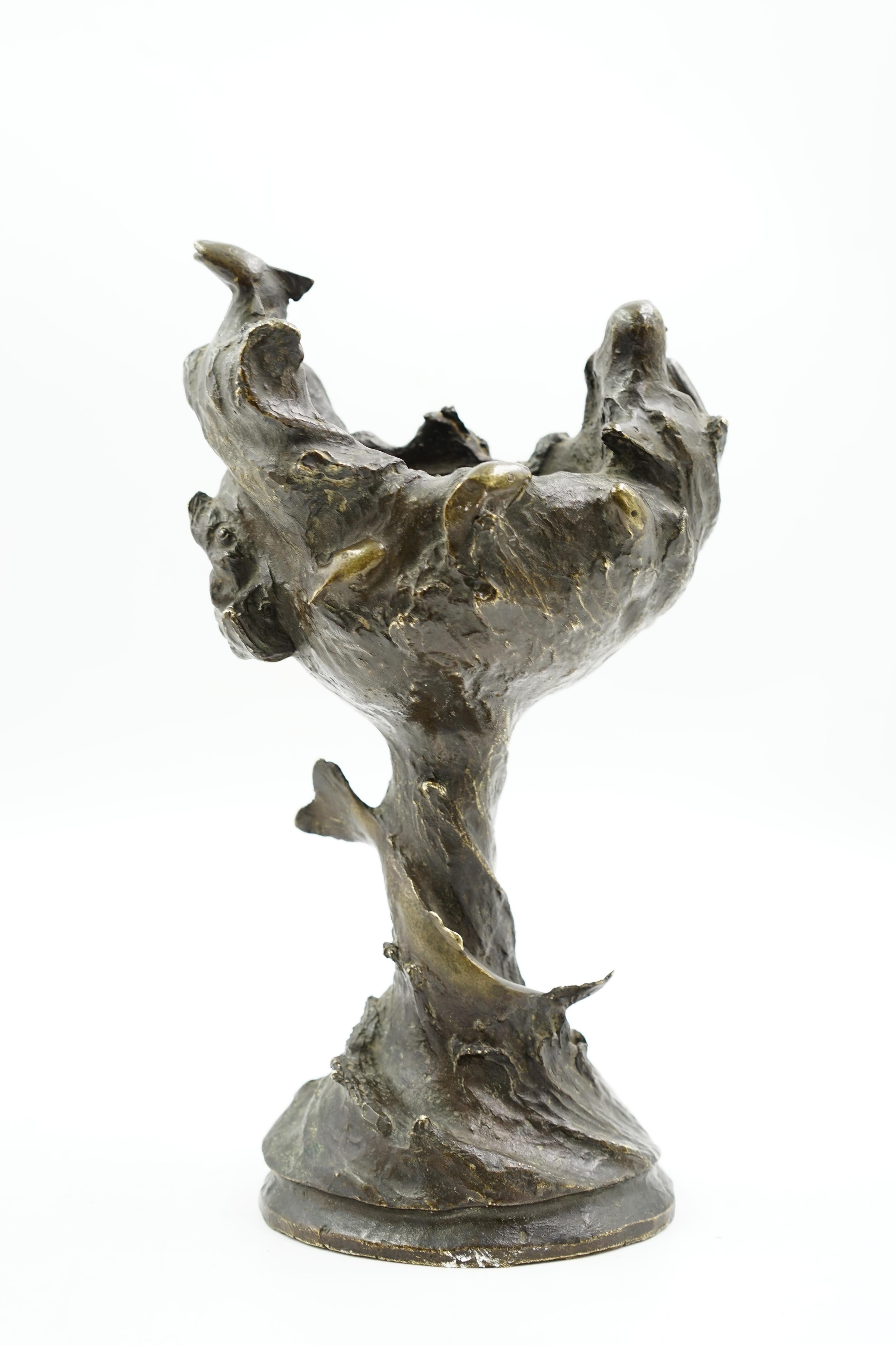 Francese Scultura in bronzo Art nouveau in vendita