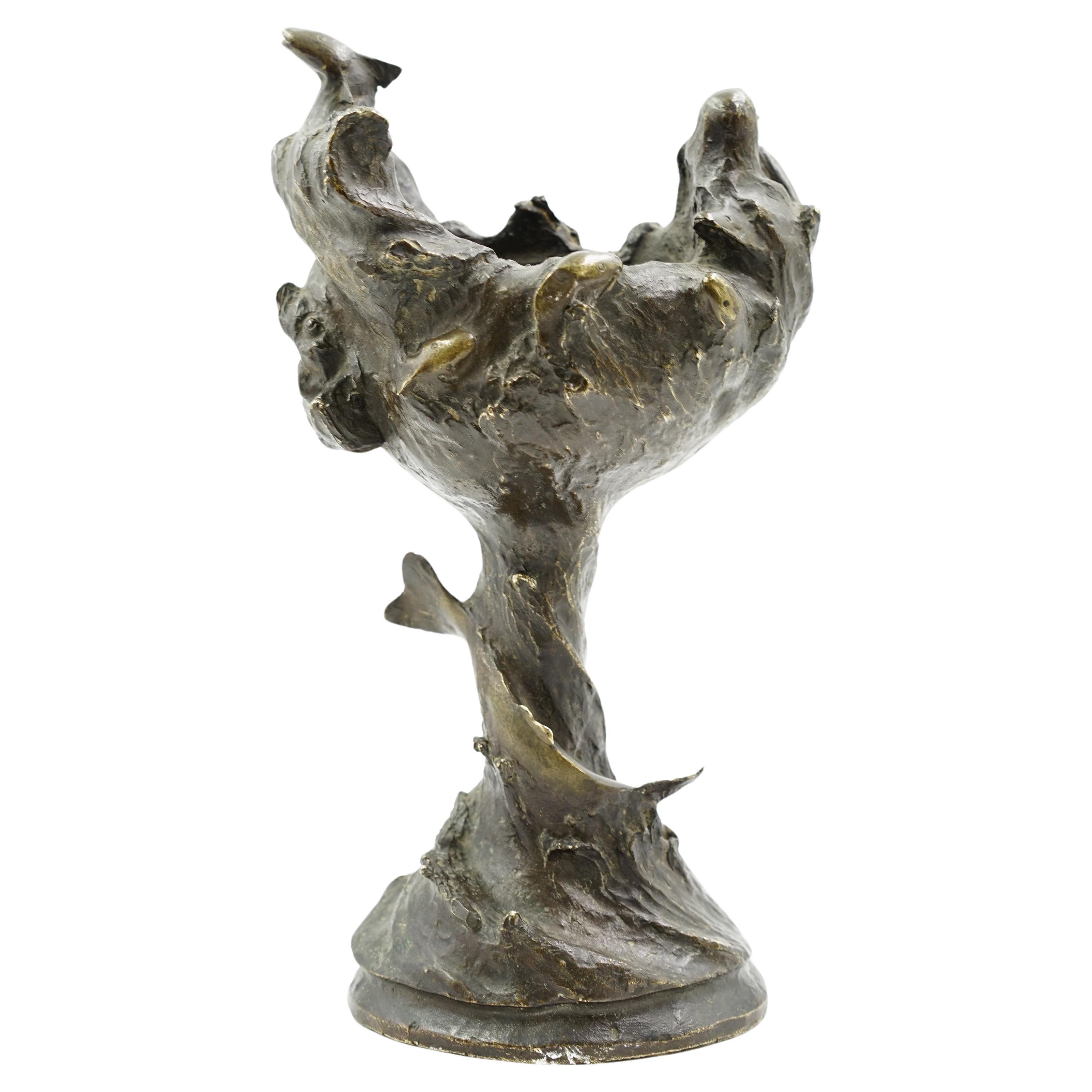 Scultura in bronzo Art nouveau in vendita