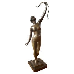 Antique Art Nouveau bronze signed: “Hoffmann”