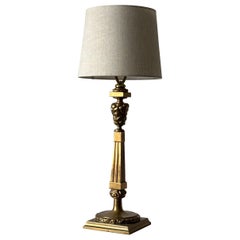 Jugendstil-Tischlampe aus Bronze von Thorvald Bindesbøll, C.C. 1907.