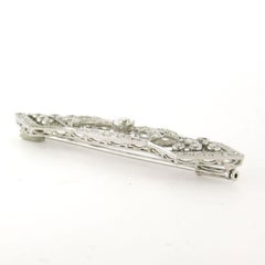 ART NOUVEAU brooch with old mine and single cut diamonds upt o 1.25ct 18k gold
