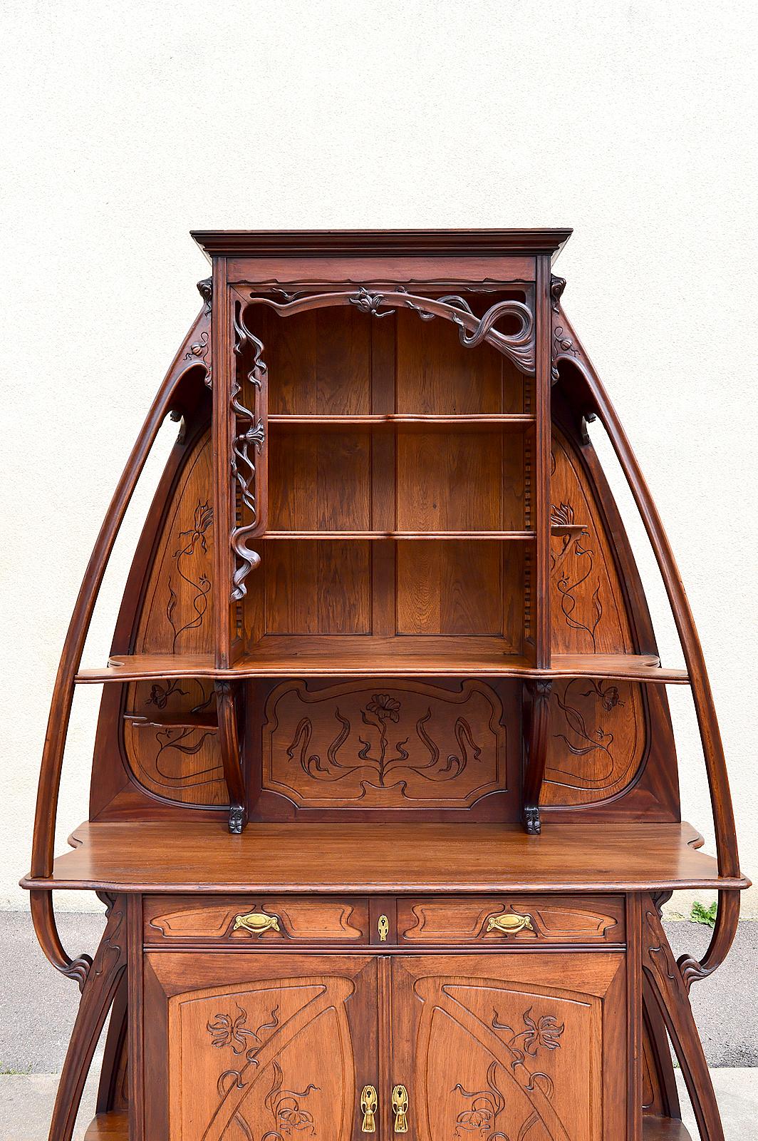 Art Nouveau Buffet by Louis Brouhot, France, circa 1890 1