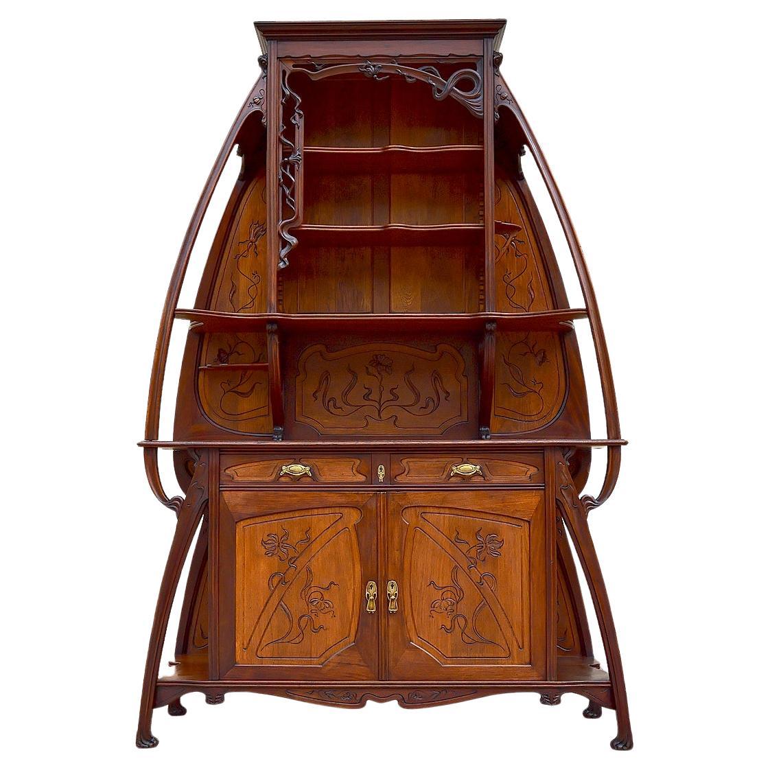 Art Nouveau Buffet by Louis Brouhot, France, circa 1890