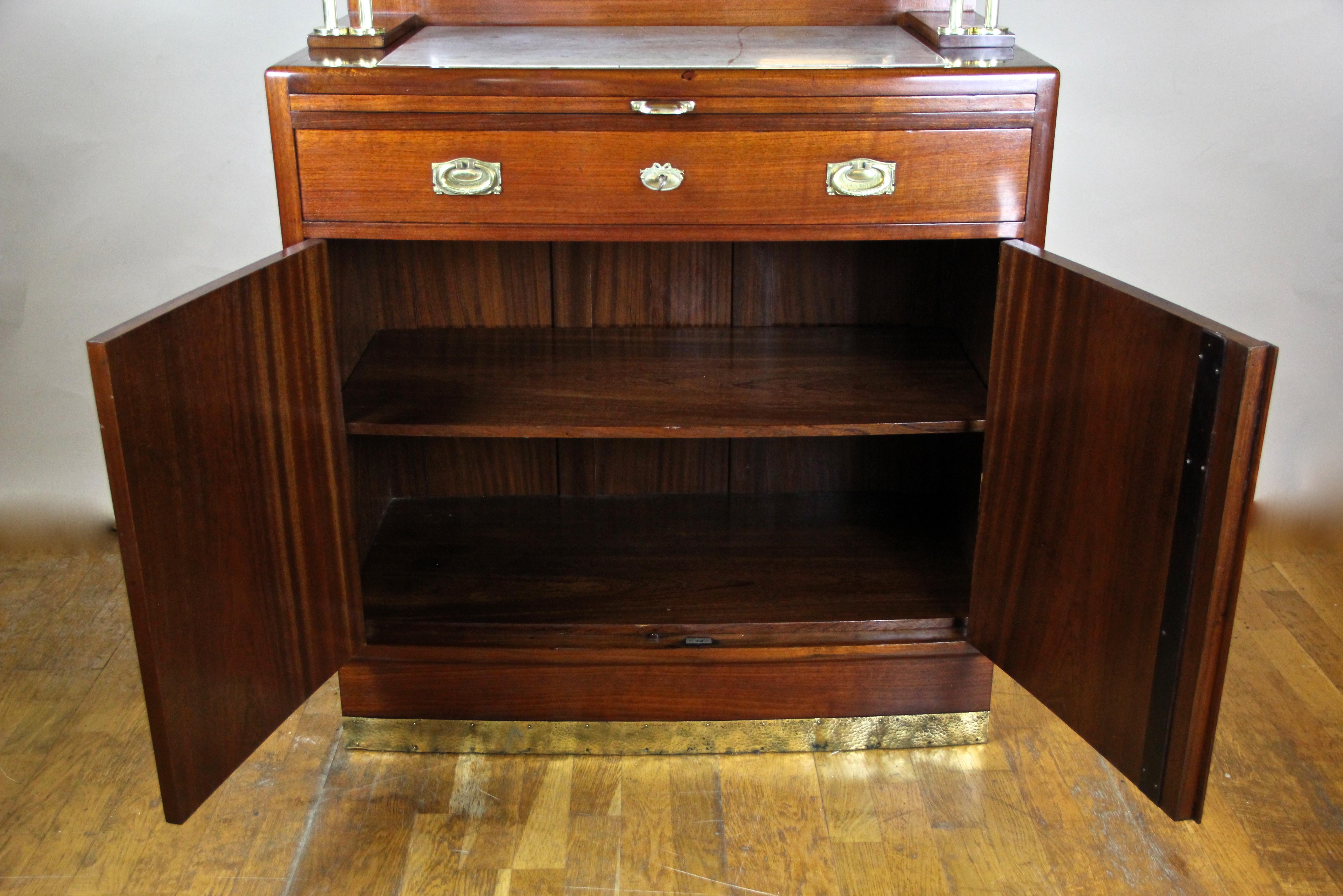 Art Nouveau Buffet Cabinet Mahogany, Austria, circa 1910 4