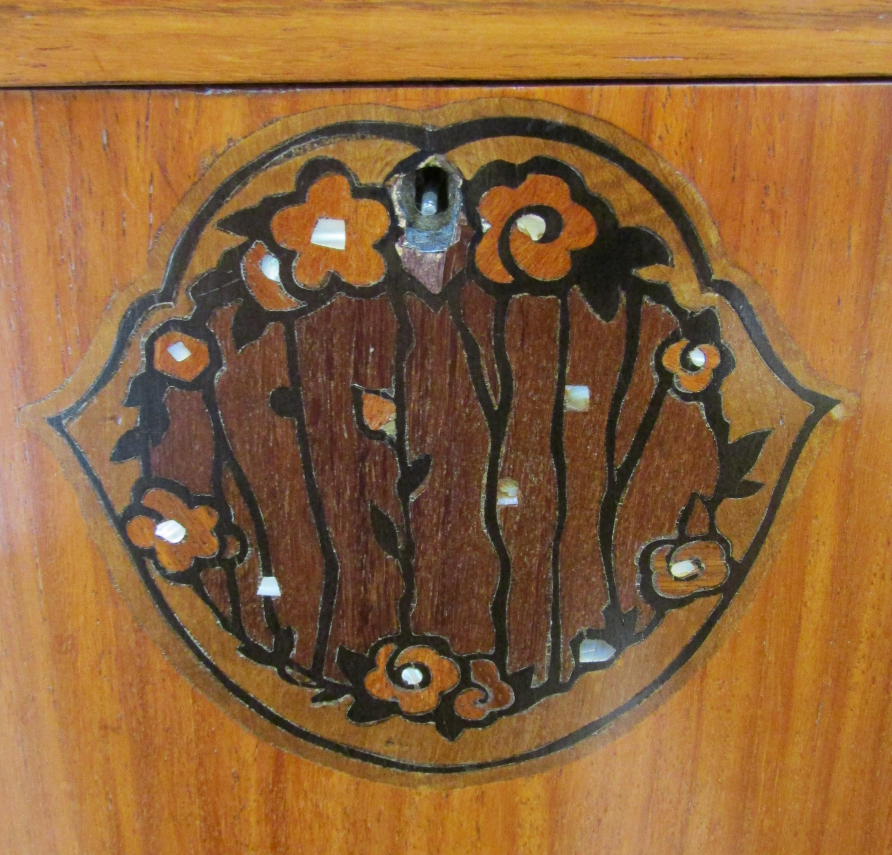 Inlay Art Nouveau Bureau by Louis Majorelle For Sale