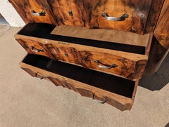 Art Nouveau Wurzelholz Kabinett