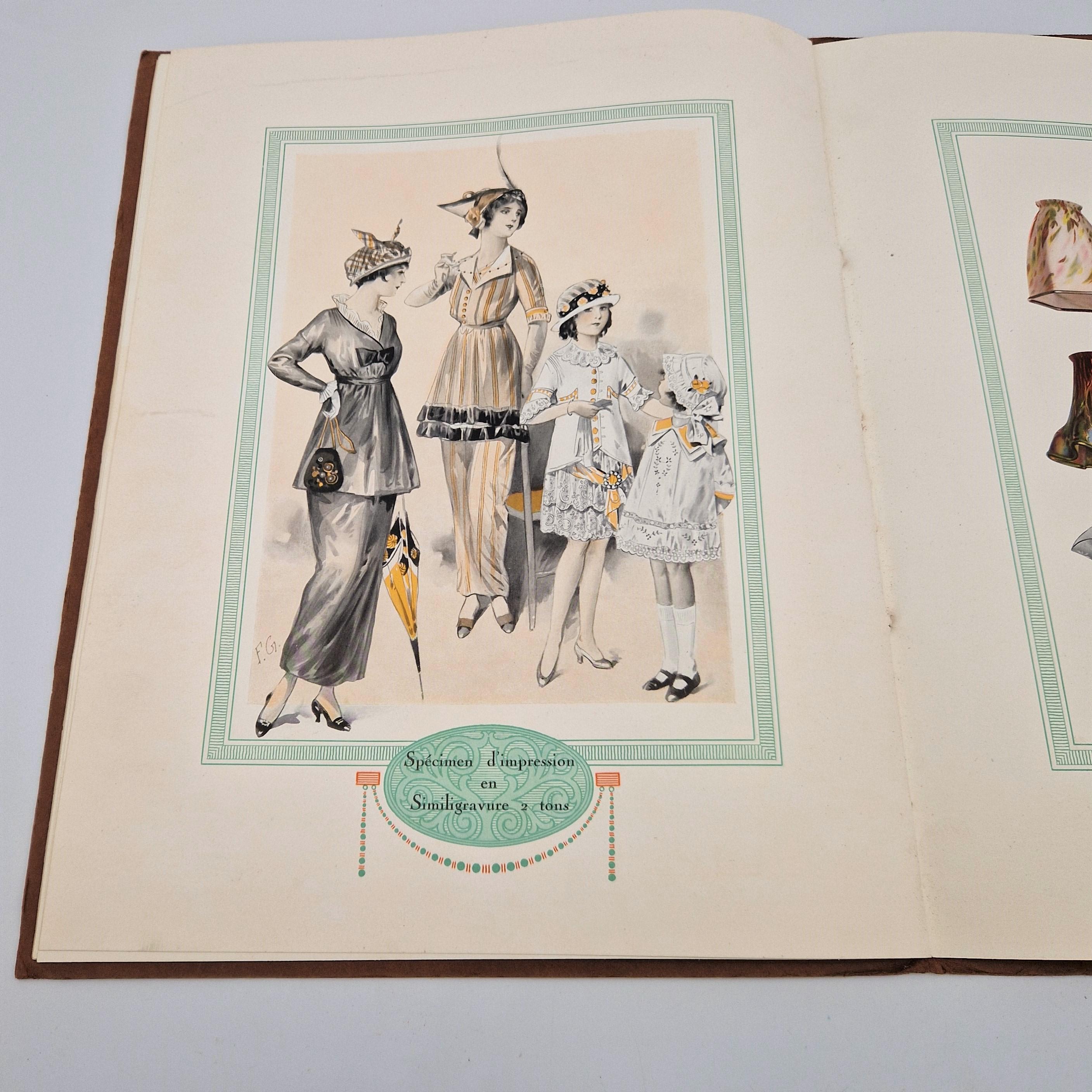 Art Nouveau business catalog by Jean Cussac Art Printer-Publisher. 1900 - 1920 For Sale 2