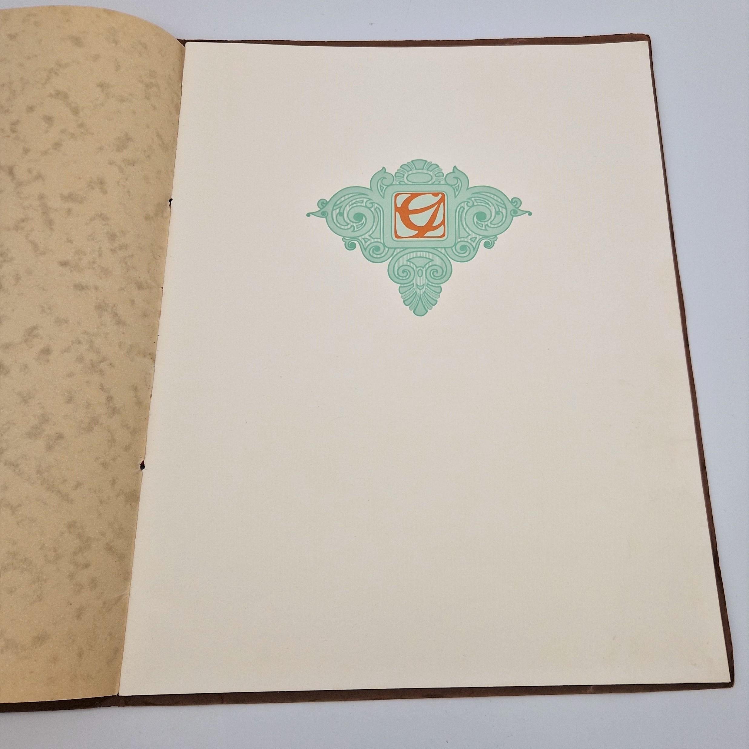 Art Nouveau business catalog by Jean Cussac Art Printer-Publisher. 1900 - 1920 For Sale 5