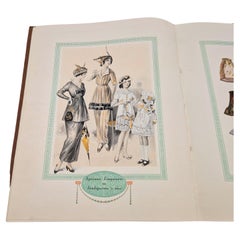 Antique Art Nouveau business catalog by Jean Cussac Art Printer-Publisher. 1900 - 1920