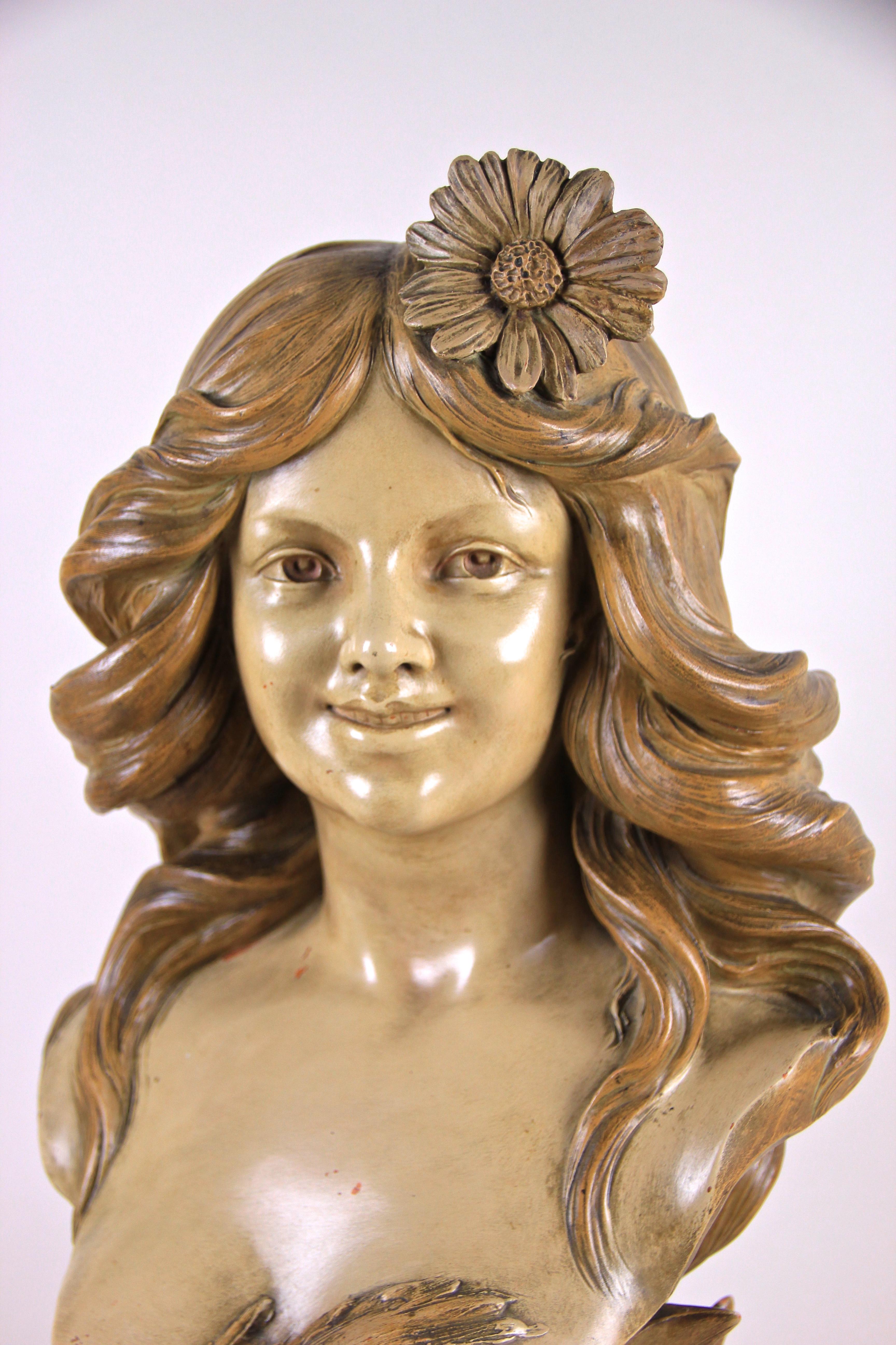 French Art Nouveau Bust 