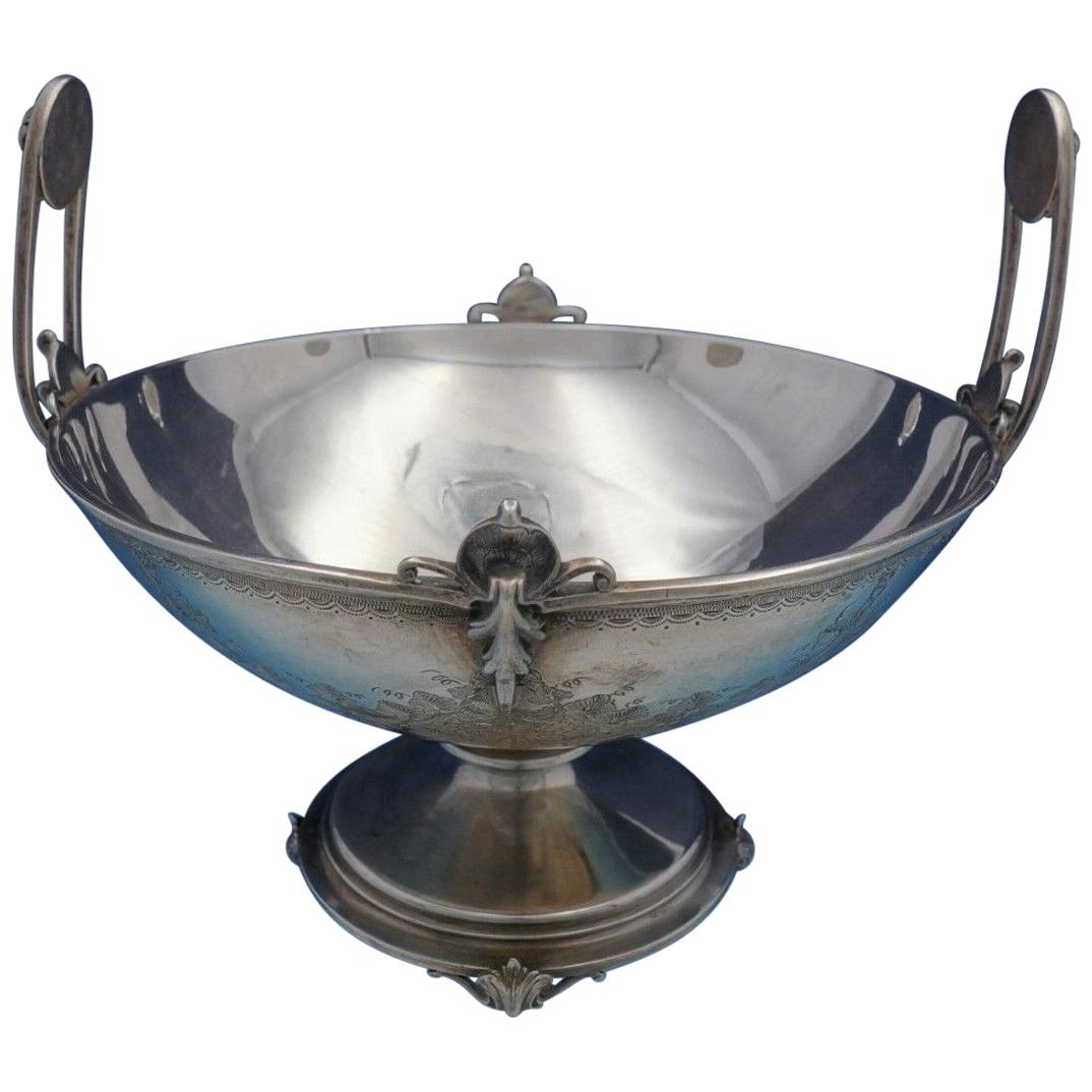 Art Nouveau by Ball Black and Co .950 Silver Centerpiece Bowl with Grapes