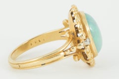 Art Nouveau Cabochon Cut Opal Ring
