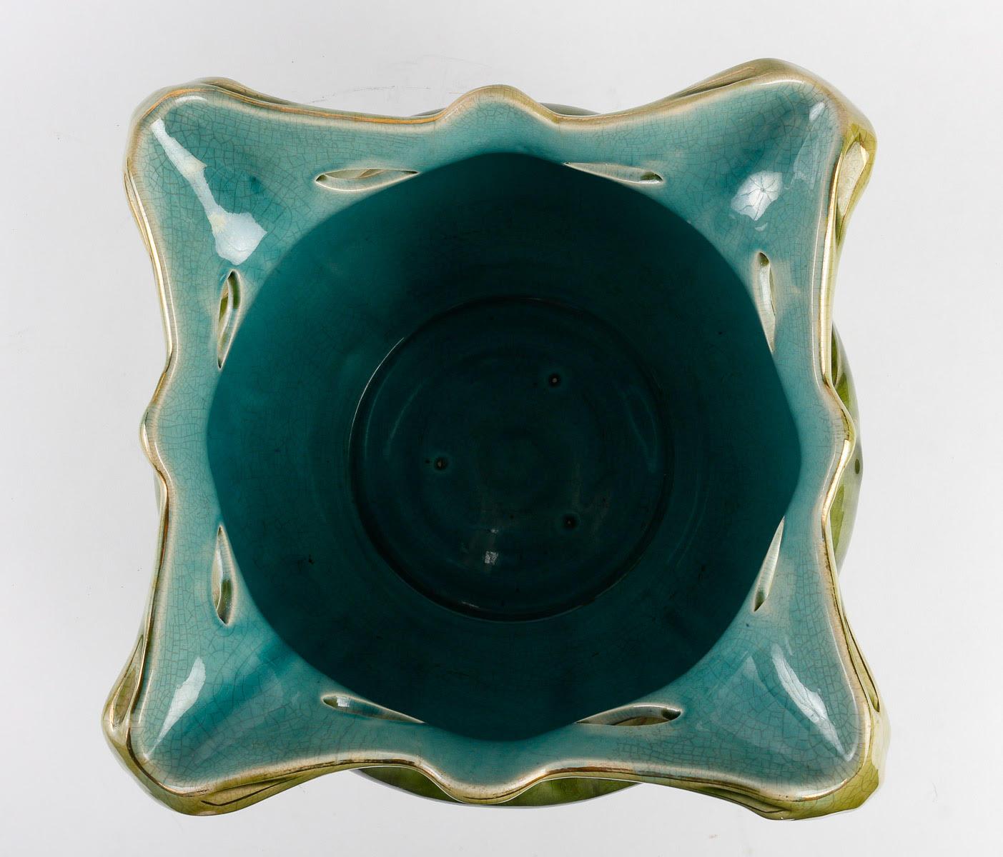 Art Nouveau cache pot, 1950-1960. 3